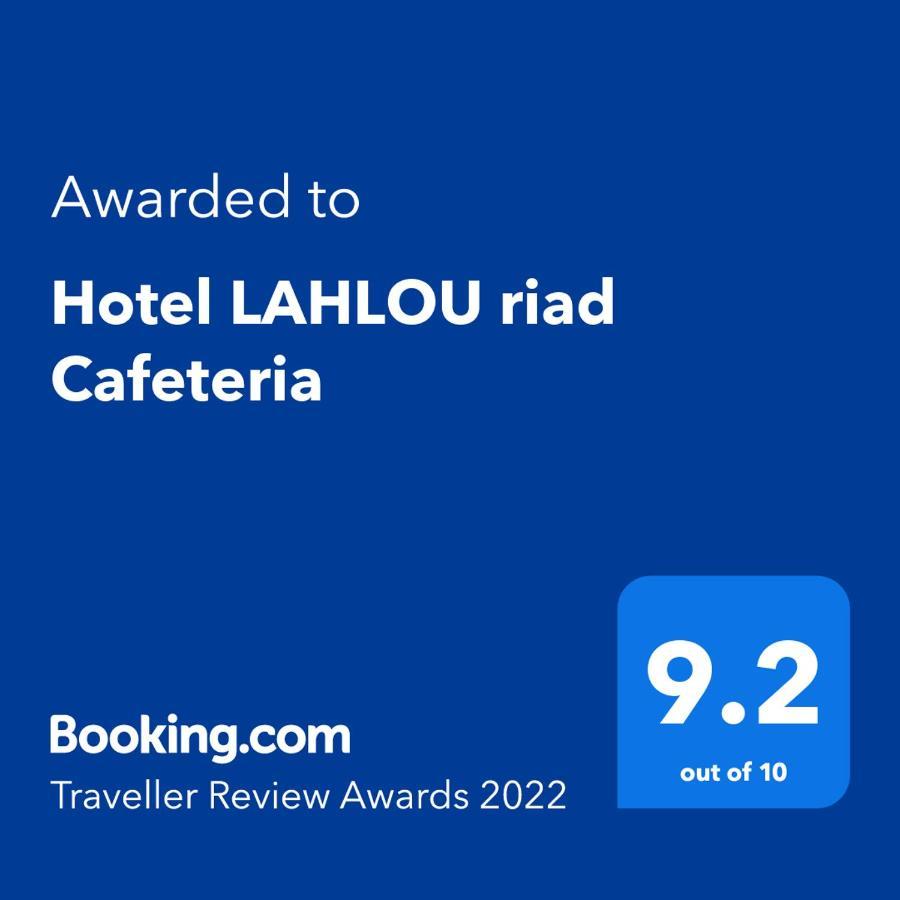 Hotel Lahlou Riad Cafeteria Oujda Exterior foto