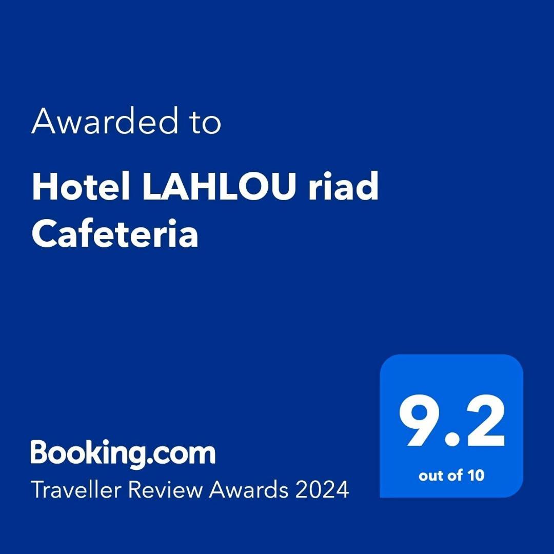 Hotel Lahlou Riad Cafeteria Oujda Exterior foto